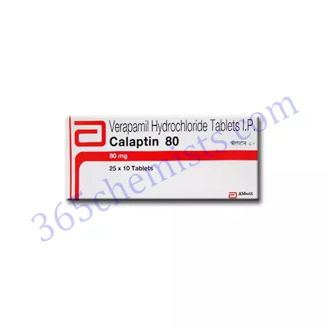 Calaptin-80mg-Verapamil-Hydrochloride-Tablets Calaptin-80mg-Verapamil-Hydrochloride-Tablets