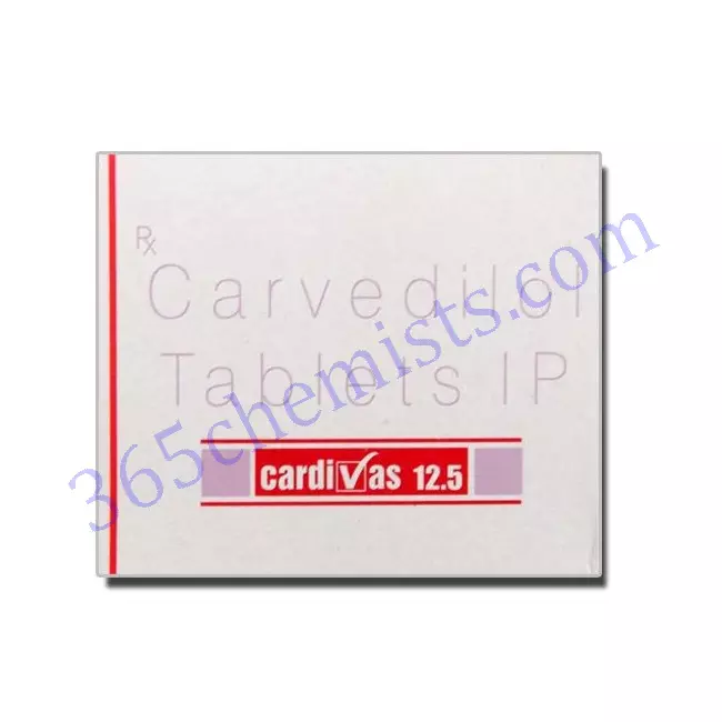 Cardivas-12.5-Carvedilol-Tablets-12.5mg Cardivas-12.5-Carvedilol-Tablets-12.5mg