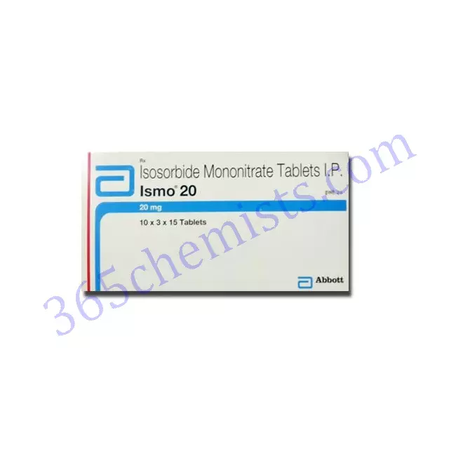 Ismo-20-Isosorbide-Mononitrate-Tablets Ismo-20-Isosorbide-Mononitrate-Tablets