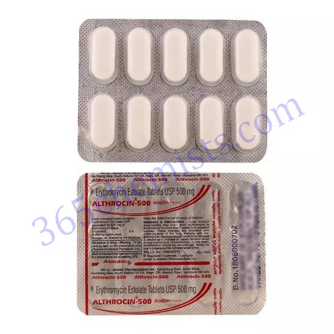 ALTHROCIN 500 MG TABLET 10 ALTHROCIN 500 MG TABLET 10