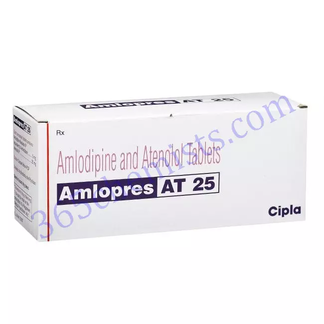 Amlopres-AT-25-Amlodipina-Atenolol-Tablets-25mg Amlopres-AT-25-Amlodipina-Atenolol-Tablets-25mg