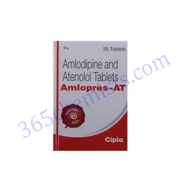 Amlopres-AT-Amlodipine-Atenolol-Tablets-50mg Amlopres-AT-Amlodipine-Atenolol-Tablets-50mg