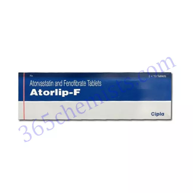 Atorlip-F-Atorvastatin-Fenofibrate-Tablets-10mg Atorlip-F-Atorvastatin-Fenofibrate-Tablets-10mg