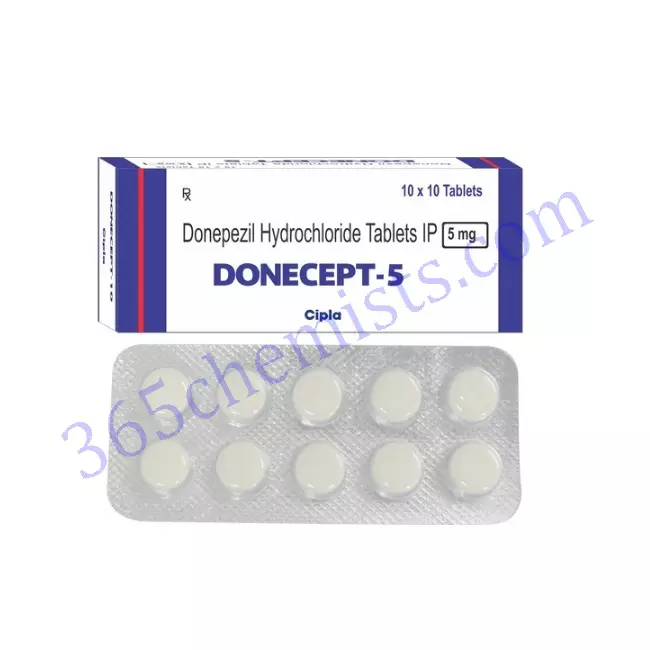 Donecept-5-Donepezil-Tablet-5mg Donecept-5-Donepezil-Tablet-5mg