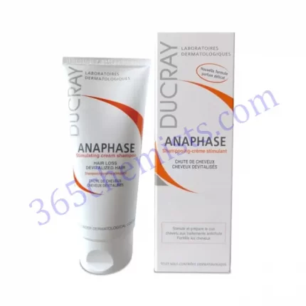 Ducray Anaphase Shampoo is use to Hair Loss treatments. Know about Tocopherol Nicotinate/ Ruscus/ Vitamin complex price, reviews, dosage, use, work, precautions and side effects.365chemists.com