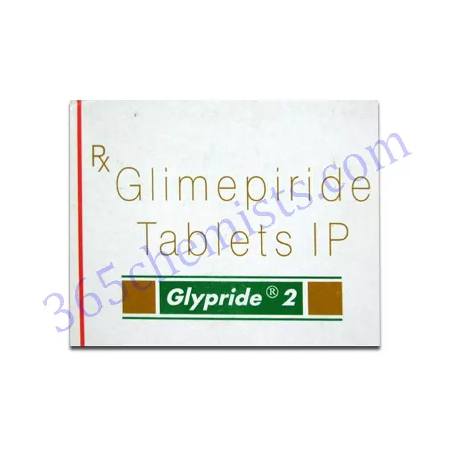 Glypride-2-Glimepiride-Tablets-2mg Glypride-2-Glimepiride-Tablets-2mg