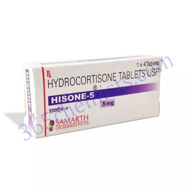 Hisone-5-Hydrocortisone-Tablets-5mg Hisone-5-Hydrocortisone-Tablets-5mg