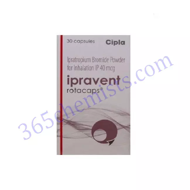 Ipravent-Rotacaps-Ipratropium Bromide-40mcg Ipravent-Rotacaps-Ipratropium Bromide-40mcg