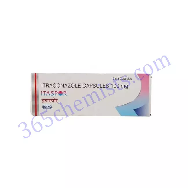 Itaspor--Ltraconazole-Capsules-100mg Itaspor--Ltraconazole-Capsules-100mg