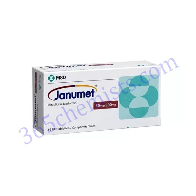Janumet-50mg-500mg-Sitagliptin Phosphate & Metformin-Tablets Janumet-50mg-500mg-Sitagliptin Phosphate & Metformin-Tablets