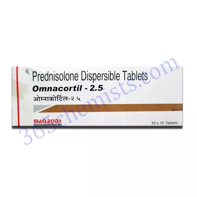 Omnacortil-2.5-Prednisolone-Tablets-2.5mg Omnacortil-2.5-Prednisolone-Tablets-2.5mg