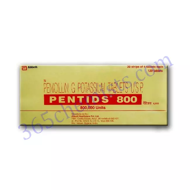Pentids-800-Penicliiin-G-Potassium-Tablets Pentids-800-Penicliiin-G-Potassium-Tablets