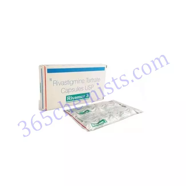 Rivamer-3-Rivastigmine-Capsules-3mg Rivamer-3-Rivastigmine-Capsules-3mg