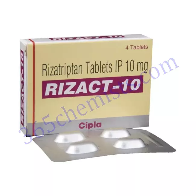 Rizact-10-Rizatriptan-Tablets-10mg Rizact-10-Rizatriptan-Tablets-10mg