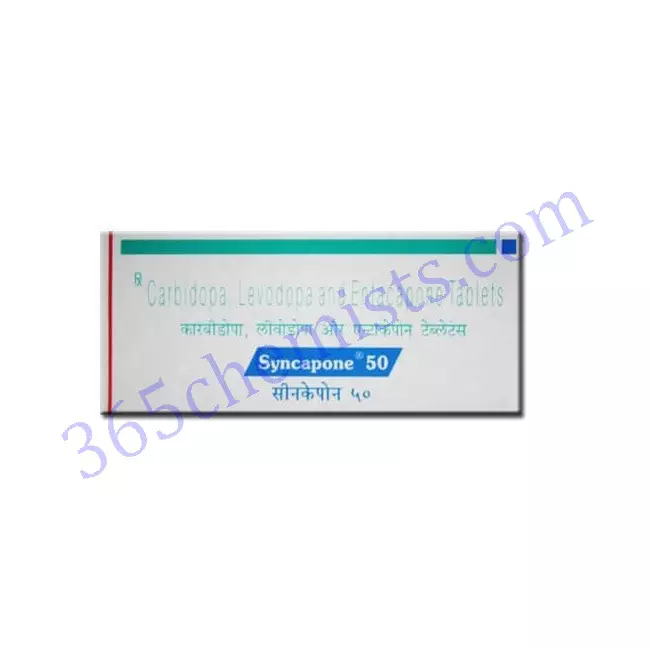 Syncapone-50-Carbidopa & Entacapone-Tablets-50mg Syncapone-50-Carbidopa & Entacapone-Tablets-50mg