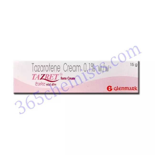 Tazret-Forte-Cream-0.01%-Tazarotene-Cream-15gm Tazret-Forte-Cream-0.01%-Tazarotene-Cream-15gm