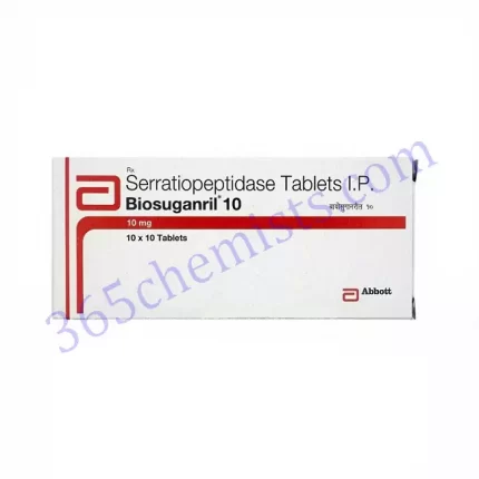 Biosuganril-Serratiopeptidase-Tablets-10mg