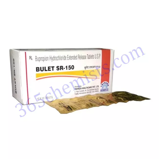 Bulet-SR-150-Bupropion-Tablets-150mg Bulet-SR-150-Bupropion-Tablets-150mg