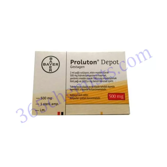 Proluton-Depot-500mg-Hydroxyprogesterone--Injection-2m Proluton-Depot-500mg-Hydroxyprogesterone--Injection-2m