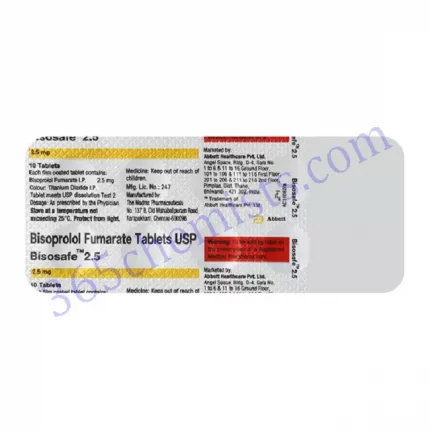 BISOSAFE 2.5 MG TAB 10 TAB