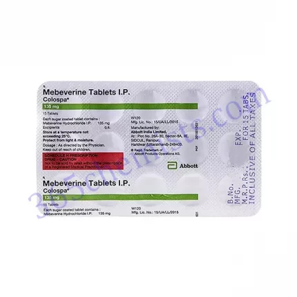 COLOSPA 135 MG TABLET 15