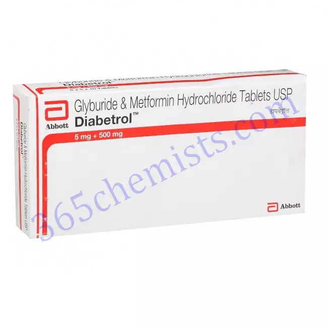 DIABETROL 5+500 MG TABLET 10 DIABETROL 5+500 MG TABLET 10