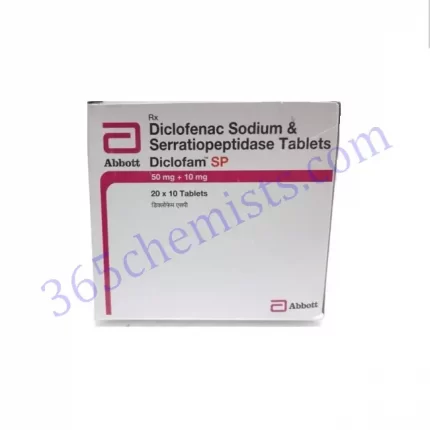 DICLOFAM SP 50+10 MG TABLET 10