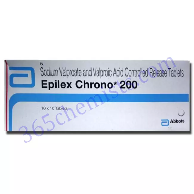 EPILEX CHRONO 200MG EPILEX CHRONO 200MG