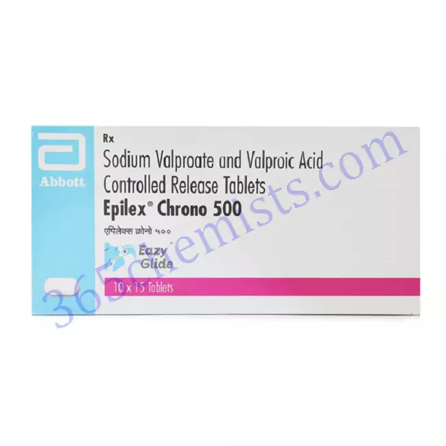EPILEX CHRONO 500 500MG TABLET 15 EPILEX CHRONO 500 500MG TABLET 15