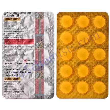 ESGIPYRIN 50+325 MG TABLET 15