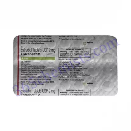 ESTRABET 2 MG TABLET 28
