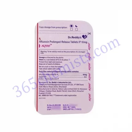 ALFOO 10MG TABLET 30S