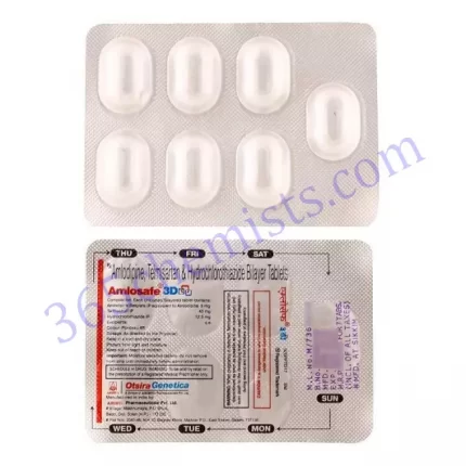 AMLOSAFE 3D 40+5+12.5MG TABLET 7