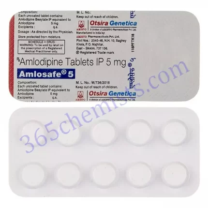 AMLOSAFE 5 MG TABLET 10