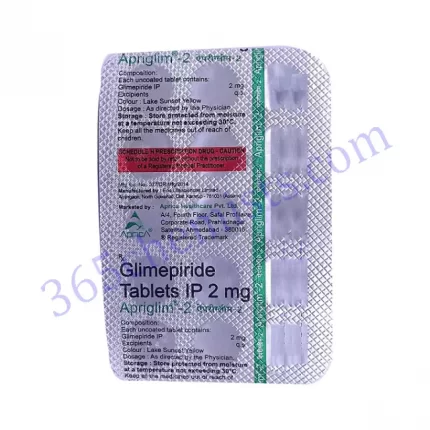 APRIGLIM 2MG TAB 15 TAB