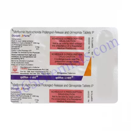 ARISTO DUOPIL 2 FORTE TAB 10TAB