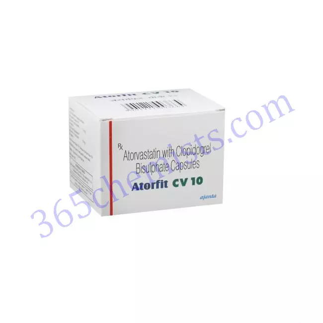 ATORFIT CV 10+75MG CAPSULES 15 ATORFIT CV 10+75MG CAPSULES 15