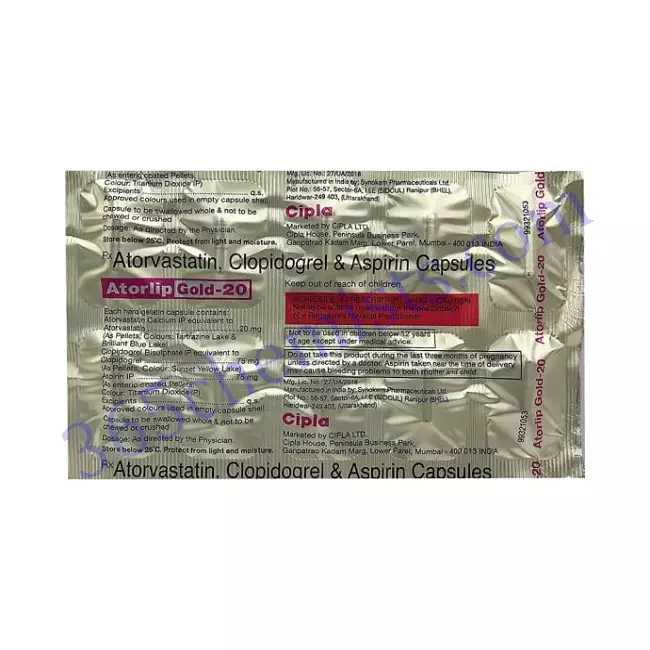 ATORLIP GOLD 20 CAP 10 CAP ATORLIP GOLD 20 CAP 10 CAP