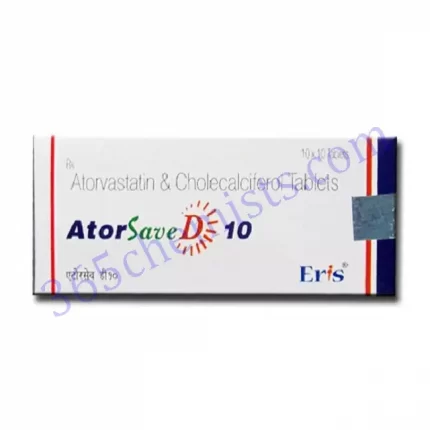 ATORSAVE D 10 MG 1000IU TABLET 15