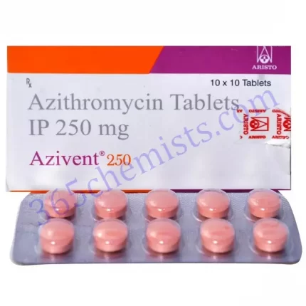 AZIVENT 250 MG TAB 10 TAB