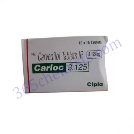 CARLOC 3.125 MG TABLET 15