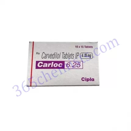 CARLOC 6.25 MG TABLET 15