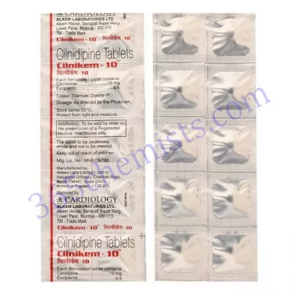 CILNIKEM 10 MG TAB 10 TAB