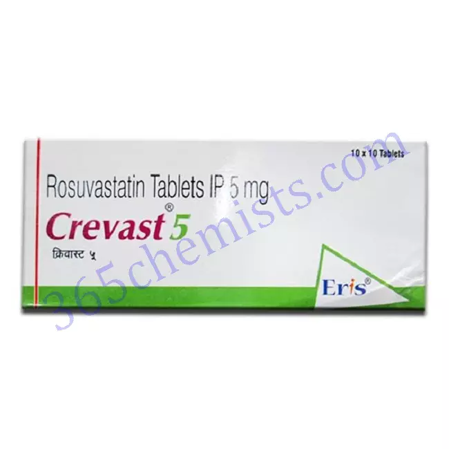 CREVAST 5 MG TABLET 10 CREVAST 5 MG TABLET 10