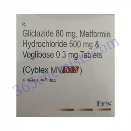 CYBLEX MV 0.3 500 80 MG TABLET 15