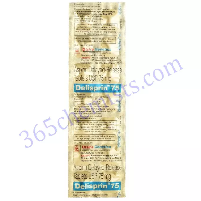 DELISPRIN 75 MG TABLET 14 DELISPRIN 75 MG TABLET 14