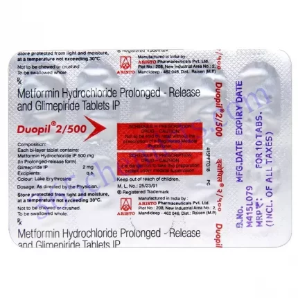 DUOPIL 2_500 MG TAB 10 TAB
