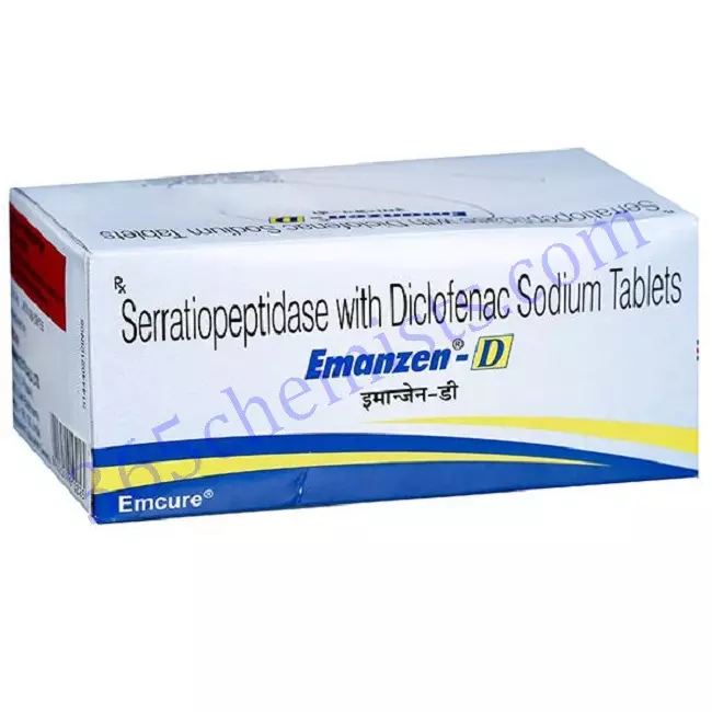 EMANZEN-D 50+10MG TABLET 10 TAB EMANZEN-D 50+10MG TABLET 10 TAB