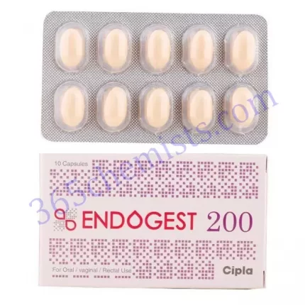 ENDOGEST 200 MG CAPSULE 10