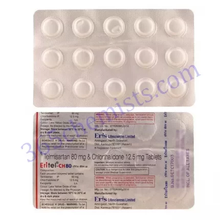 ERITEL CH 80 12.5 MG TABLET 15